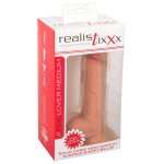 REALISTIXXX - XL NATURALNE DILDO Z ŻYŁAMI ŻOŁĘDZIEM I JĄDRAMI 21.7CM