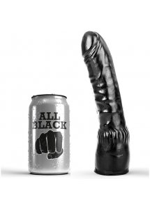 REALISTYCZNE CZARNE DILDO ALL BLACK 20CM