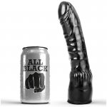 REALISTYCZNE CZARNE DILDO ALL BLACK 20CM