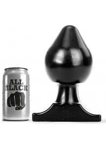 CZARNY KOREK ANALNY ALL BLACK 19CM