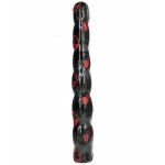 DŁUGIE CZARNE ANALNE DILDO ALL BLACK 32CM