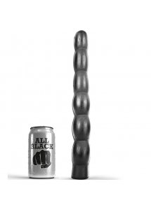 DŁUGIE CZARNE ANALNE DILDO ALL BLACK 32CM
