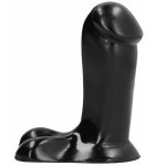 REALISTYCZNE CZARNE DILDO ALL BLACK 14CM