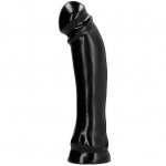 REALISTYCZNE GŁADKIE CZARNE DILDO ALL BLACK 33CM