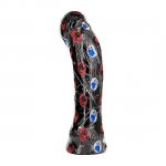 REALISTYCZNE GŁADKIE CZARNE DILDO ALL BLACK 33CM