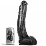 REALISTYCZNE CZARNE DŁUGIE DILDO ALL BLACK 29CM