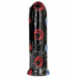 GŁADKIE DILDO ALL BLACK CZARNE 19CM