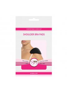 BYE BRA - CZARNE PODUSZKI NA RAMIONA