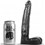 REALISTYCZNE CZARNE DILDO ALL BLACK 21CM