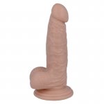 REALISTYCZNY PENIS DILDO Z PRZYSSAWKĄ 16,2CM CIELISTY 