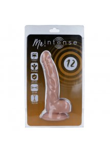 REALISTYCZNY PENIS DILDO Z PRZYSSAWKĄ 18,2CM CIELISTY 