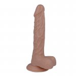 REALISTYCZNY PENIS DILDO Z PRZYSSAWKĄ 20,1CM CIELISTY 