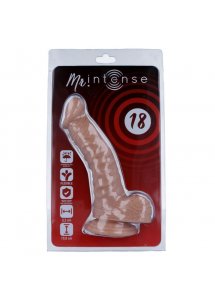 REALISTYCZNY PENIS DILDO Z PRZYSSAWKĄ 19,8CM CIELISTY 