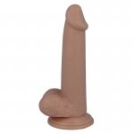 REALISTYCZNY PENIS DILDO Z PRZYSSAWKĄ 18CM CIELISTY 