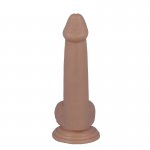 REALISTYCZNY PENIS DILDO Z PRZYSSAWKĄ 18CM CIELISTY 