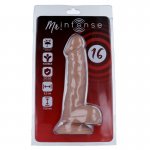 REALISTYCZNY PENIS DILDO Z PRZYSSAWKĄ 19,6CM CIELISTY 