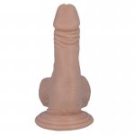 REALISTYCZNY PENIS DILDO Z PRZYSSAWKĄ 14,6CM CIELISTY 