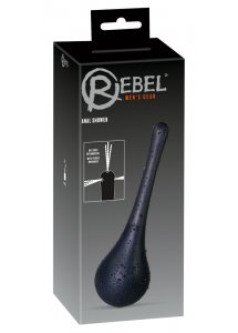REBEL - CZARNY IRYGATOR ANALNY O POJEMNOŚCI 200ML
