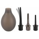 REBEL - IRYGATOR ANALNY Z 3 KOŃCÓWKAMI CZARNY