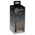 REBEL - IRYGATOR ANALNY Z 3 KOŃCÓWKAMI CZARNY