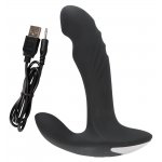 REBEL - KOREK ANALNY DLA MĘŻCZYZN ZE STYMULATOREM KROCZA CZARNY