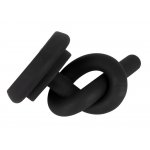 REBEL - MASTURBATOR NA ŻOŁĄDŹ Z 3 DOŁĄCZONYMI DILATORAMI CZARNY