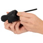 REBEL - MASTURBATOR NA ŻOŁĄDŹ Z 3 DOŁĄCZONYMI DILATORAMI CZARNY