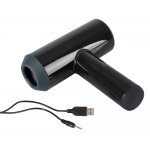 REBEL - MASTURBATOR Z PORĘCZNYM UCHWYTEM I 2 FUNKCJAMI CZARNY