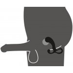 REBEL - ZESTAW 3 PLUGÓW DO STYMULACJI PROSTATY CZARNE