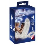 YOU2TOYS - WIBRUJĄCA NAKŁADKA NA PENISA Z PIERŚCIENIEM NA JĄDRA