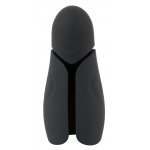REBEL - MASTURBATOR Z WYPUSTKAMI ROWKAMI I 2 FUNKCJAMI CZARNY
