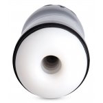 REBEL - PORĘCZNY MASTURBATOR Z FUNKCJĄ WIBRACJI I SSANIA CZARNY