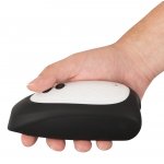 REBEL - MASTURBATOR Z FUNKCJĄ CIEPŁA I 7 TRYBAMI STYMULACJI CZARNO/BIAŁY