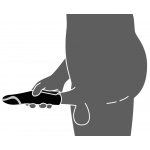 REBEL - SILNY WIBRUJĄCY MASTURBATOR 10 TRYBÓW STYMULACJI CZARNY