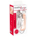 REALISTIXXX - PIERŚCIEŃ NA PENISA Z NATURALNYM DILDO 18 CM