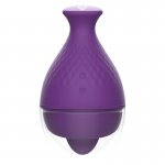 REWOLUTION - STYMULATOR ŁECHTACZKI Z JĘZYCZKIEM FIOLETOWY