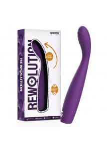 REWOLUTION - ELASTYCZNY WIBRATOR Z 10 TRYBAMI WIBRACJI FIOLETOWY