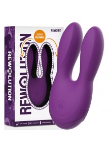 REWOLUTION - ELASTYCZNY PODWÓJNY STYMULATOR ŁECHTACZKI