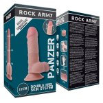 ROCK ARMY - REALISTYCZNE DILDO Z PRZYSSAWKĄ NATURALNE 17 CM