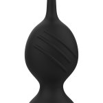 RITHUAL - WIBRUJĄCE SILIKONOWE KULKI KEGLA CZARNE