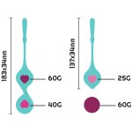 RITHUAL - ZESTAW TREINGOWY 4 KULKI KEGLA RÓŻOWE