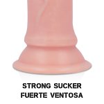 ROCK ARMY - REALISTYCZNE DILDO Z PRZYSSAWKĄ NATURALNE 21 CM