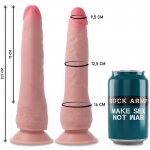 ROCK ARMY - REALISTYCZNE DILDO STRAP-ON Z PRZYSSAWKĄ NATURALNE 21.5 CM