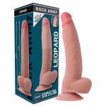 ROCK ARMY - REALISTYCZNE DILDO STRAP-ON Z PRZYSSAWKĄ NATURALNE 23 CM