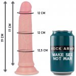 ROCK ARMY - REALISTYCZNE DILDO STRAP-ON Z PRZYSSAWKĄ NATURALNE 19 CM