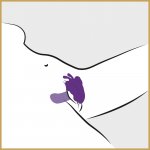 ORION - MINI WIBRATOR W KSZTAŁCIE MOTYLKA Z PILOTEM