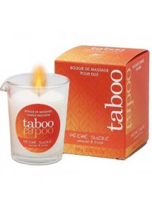 RUF - TABOO ŚWIECA DO MASAŻU DLA KOBIET NEKTARYNKA