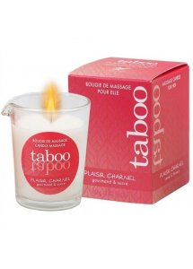 RUF - TABOO ŚWIECA DO MASAŻU DLA KOBIET KWIAT/KAKAO