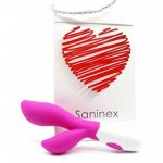 SANINEX - SILIKONOWY WIBRATOR KRÓLIK DUO FIOLETOWY
