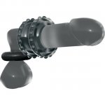 SIR RICHARDS - PODWÓJNY PIERŚCIEŃ EREKCYJNY NA PENISA CZARNY